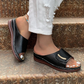 Peep Toe Hollow Out Orthopedic Slippers - BUY 2 FREE SHIPPING