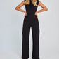 Women's Sleeveless Wide-Leg Jumpsuit