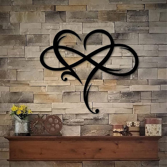 Ideal Gift - Infinity Heart Wall Decoration | Symbol of Eternal Love