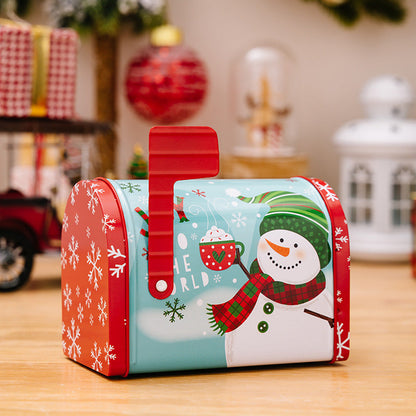 [🎁Perfect Gift Box] Decor Christmas Cookie Tins Tinplate Candy Boxes
