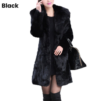 [Best gift for her] jacket with faux mink for ladies