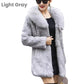 [Best gift for her] jacket with faux mink for ladies
