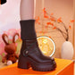 50%OFF%🔥Best Gift For Her🎁Women's Platform Chunky Heel Knee High Boots