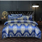 🎅Nice gift🎁50%OFF European Luxury Satin Jacquard 4-Piece Bedding Set