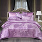 🎅Nice gift🎁50%OFF European Luxury Satin Jacquard 4-Piece Bedding Set