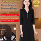 🎅Early Christmas gifts 50% off🎁Glitter Slim Fit Half Zipper Dress