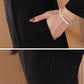 🎅Early Christmas gifts 50% off🎁Glitter Slim Fit Half Zipper Dress