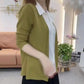 [Perfect Gift] Women's Faux Knit Two Piece Knit Shirt - Elegance and Comfort in One