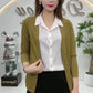 [Perfect Gift] Women's Faux Knit Two Piece Knit Shirt - Elegance and Comfort in One