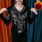 💝Two pieces free shipping🔥【M-4XL】Women's V-Neck Plush Lined Warm Bottom Shirt