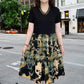 [Best Gift for Her] Fashion Print V-Neck Fake Two-Piece Dress