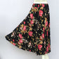 Women's Flowy Lightweight Long Floral Skirt